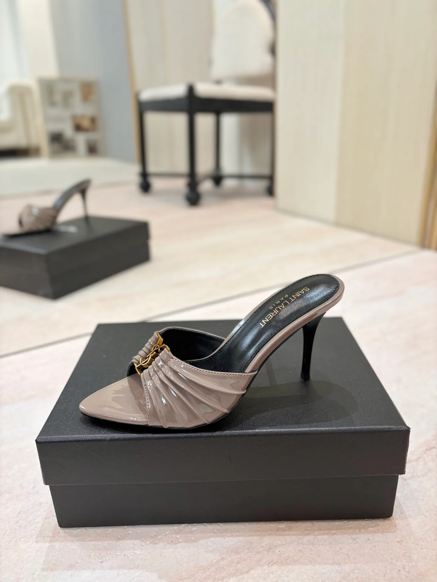 Мюли И Сабо Женские Saint Laurent 17476092