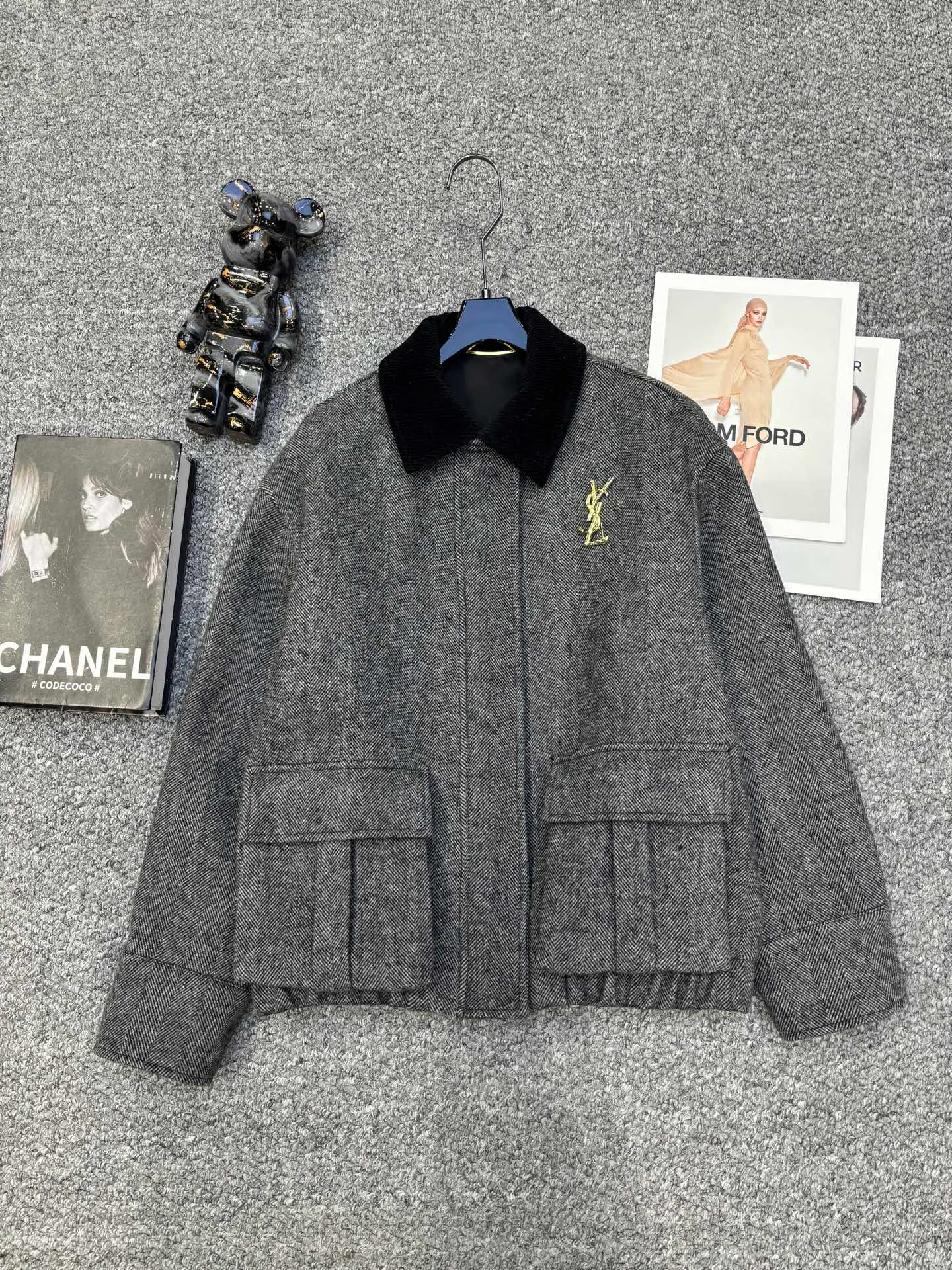 Пальто Женские Saint Laurent 3433660