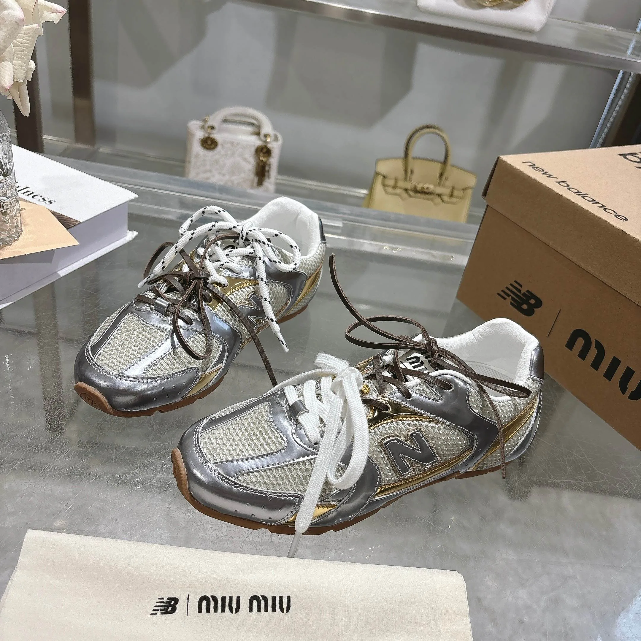 Кроссовки Женские Miu Miu 6449872