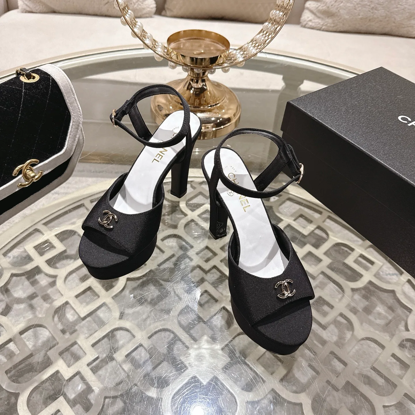 Босоножки Женские Chanel 9361039