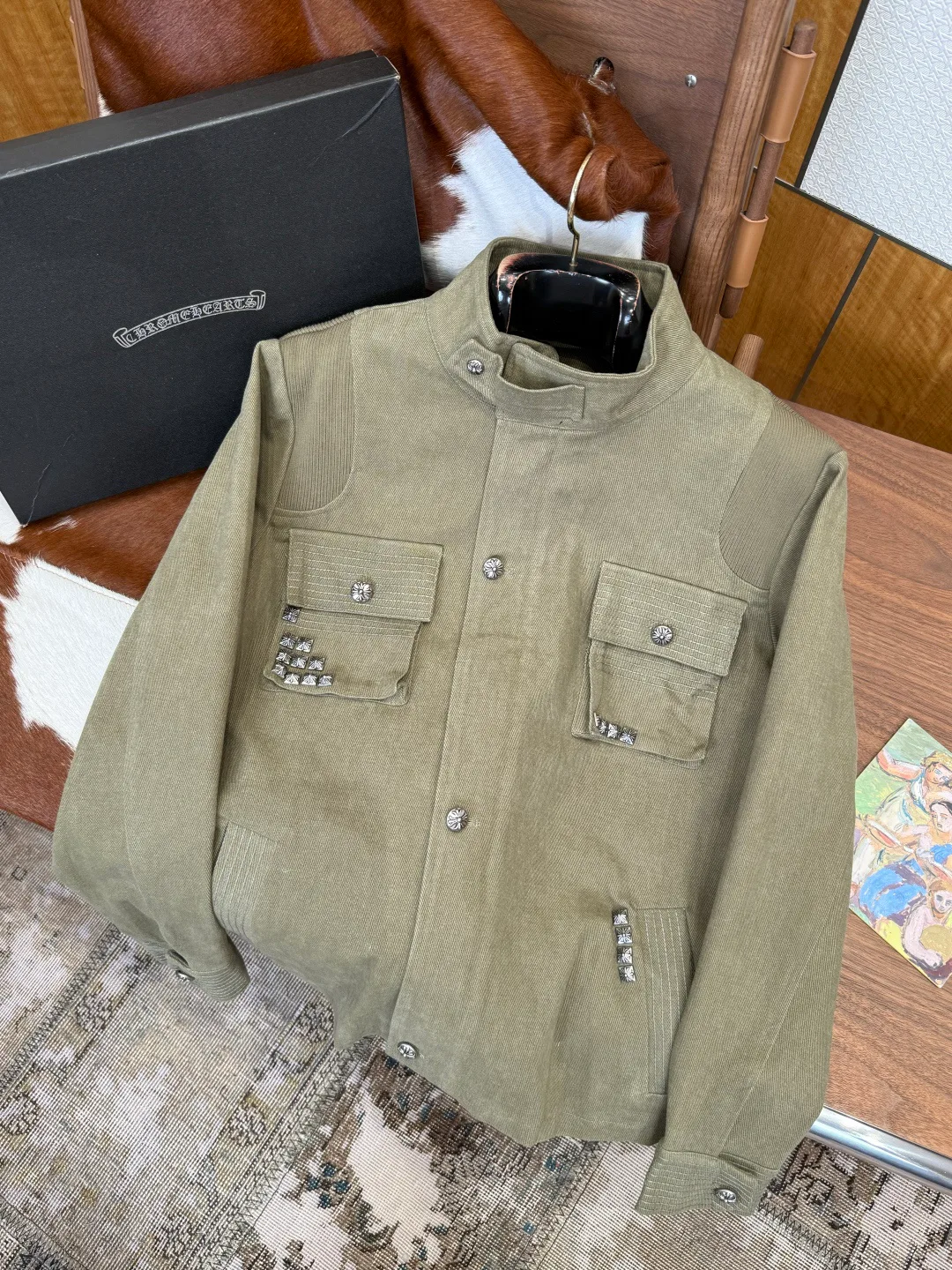 Куртки И Пуховики Мужские Chrome Hearts 558781
