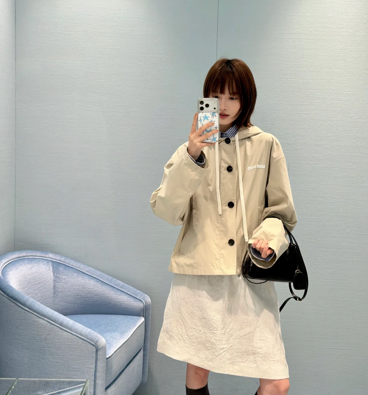 Куртки И Пуховики Женские Miu Miu 18030688