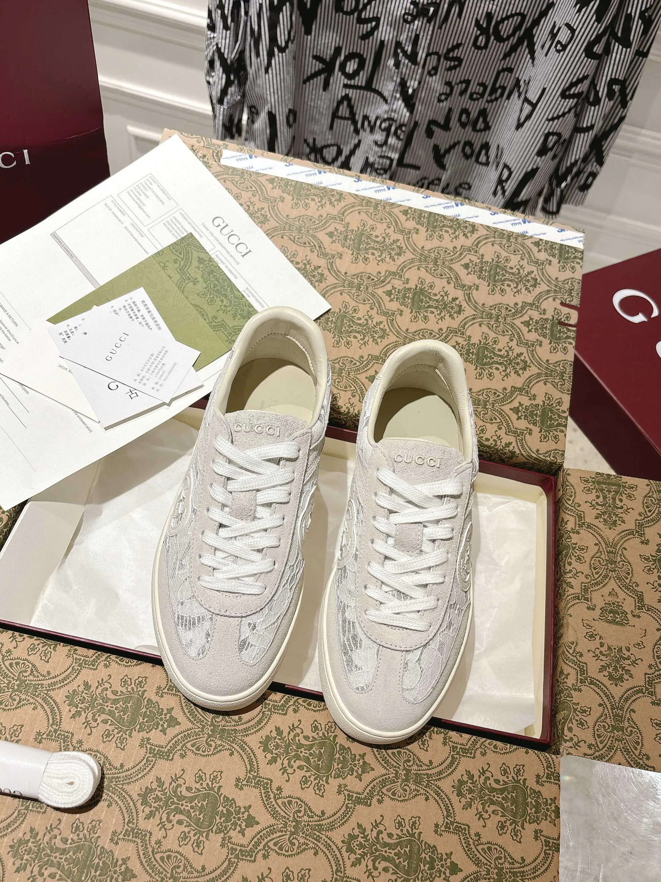 Кроссовки Женские Gucci 83512