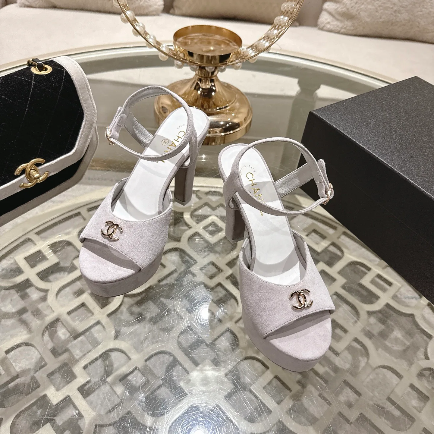 Босоножки Женские Chanel 9361033