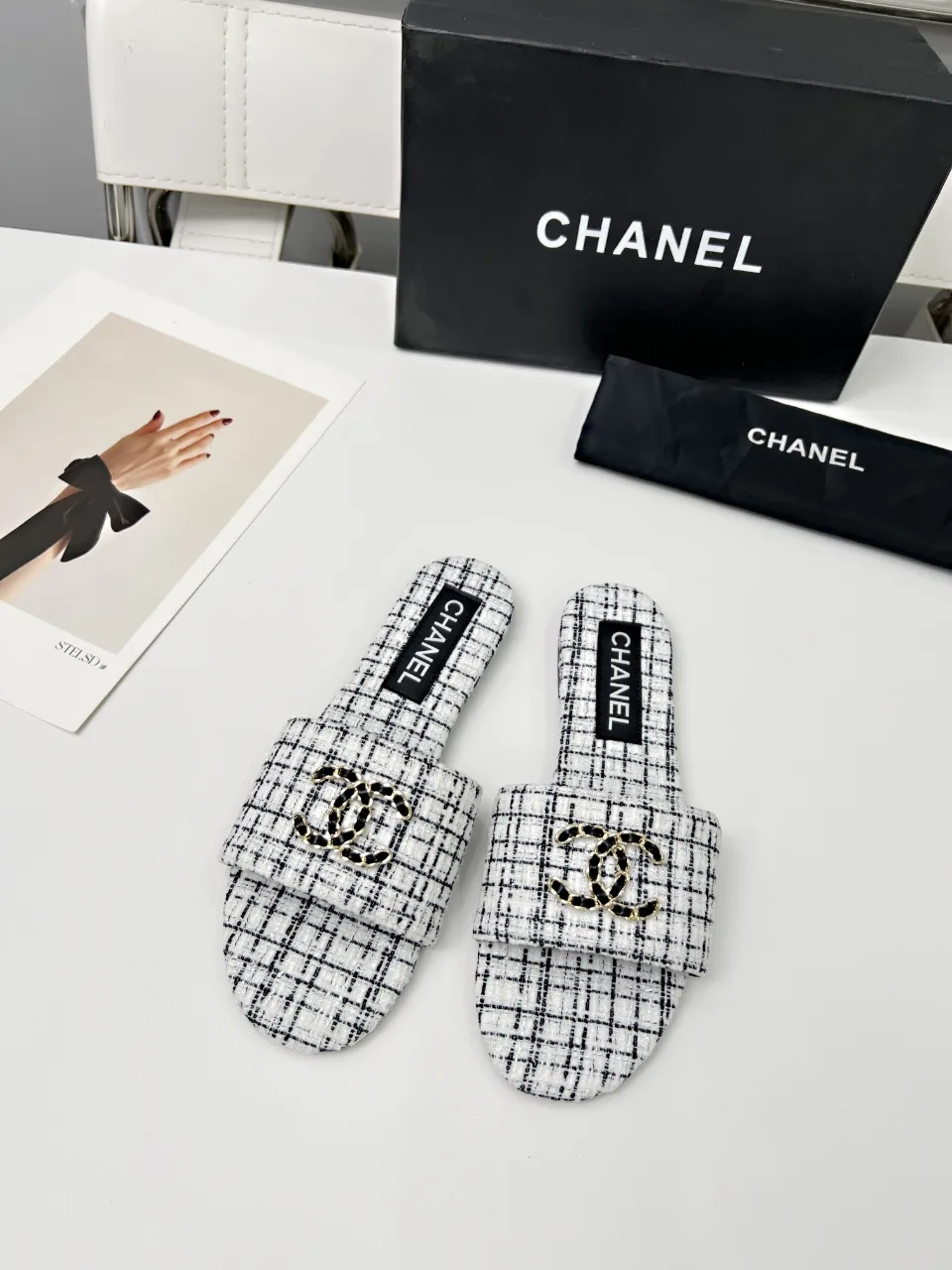 Шлепанцы Женские Chanel 35818