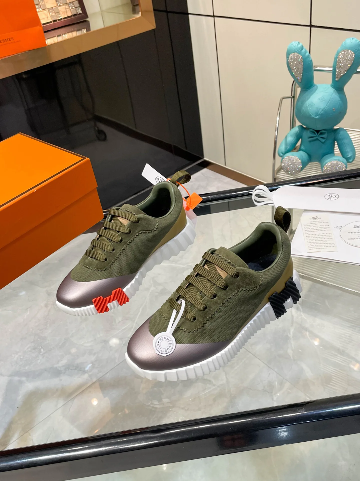 Кроссовки Женские Hermes 232542