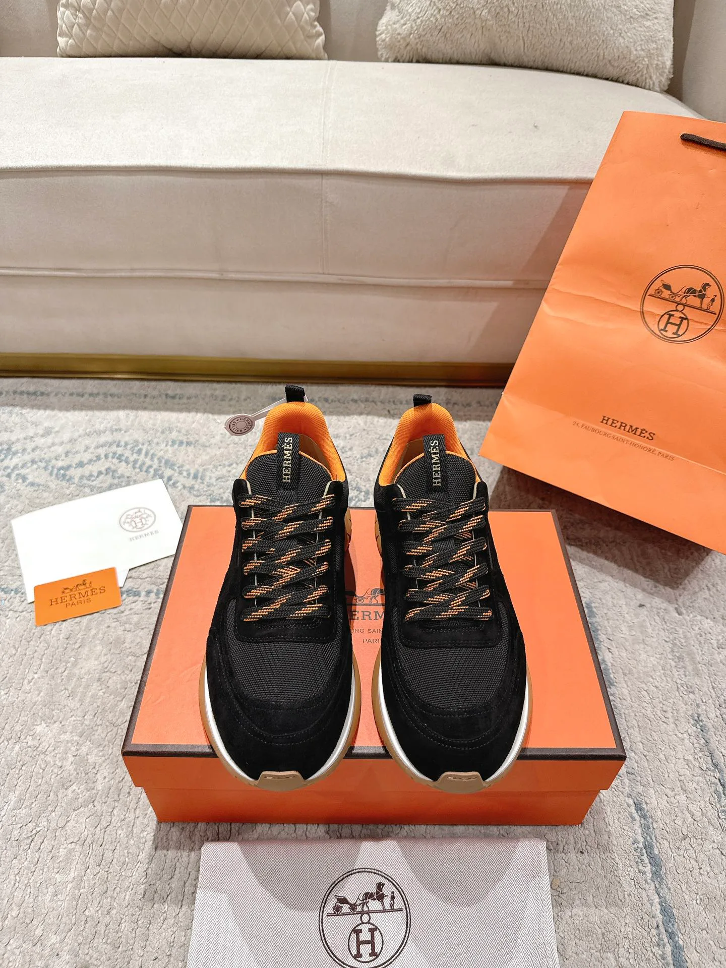 Кроссовки Мужские Hermes 12874758