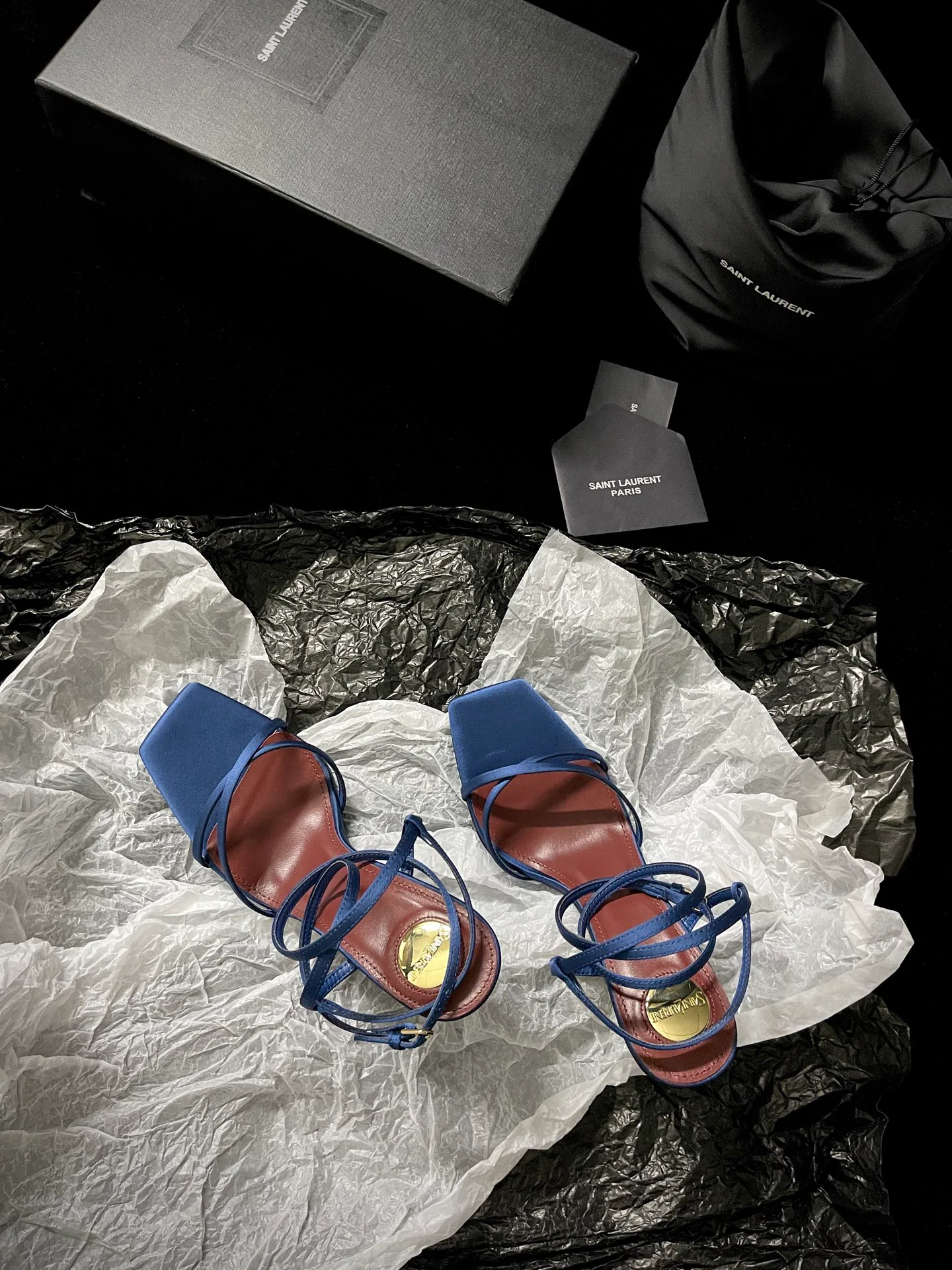 Босоножки Женские Saint Laurent 24756