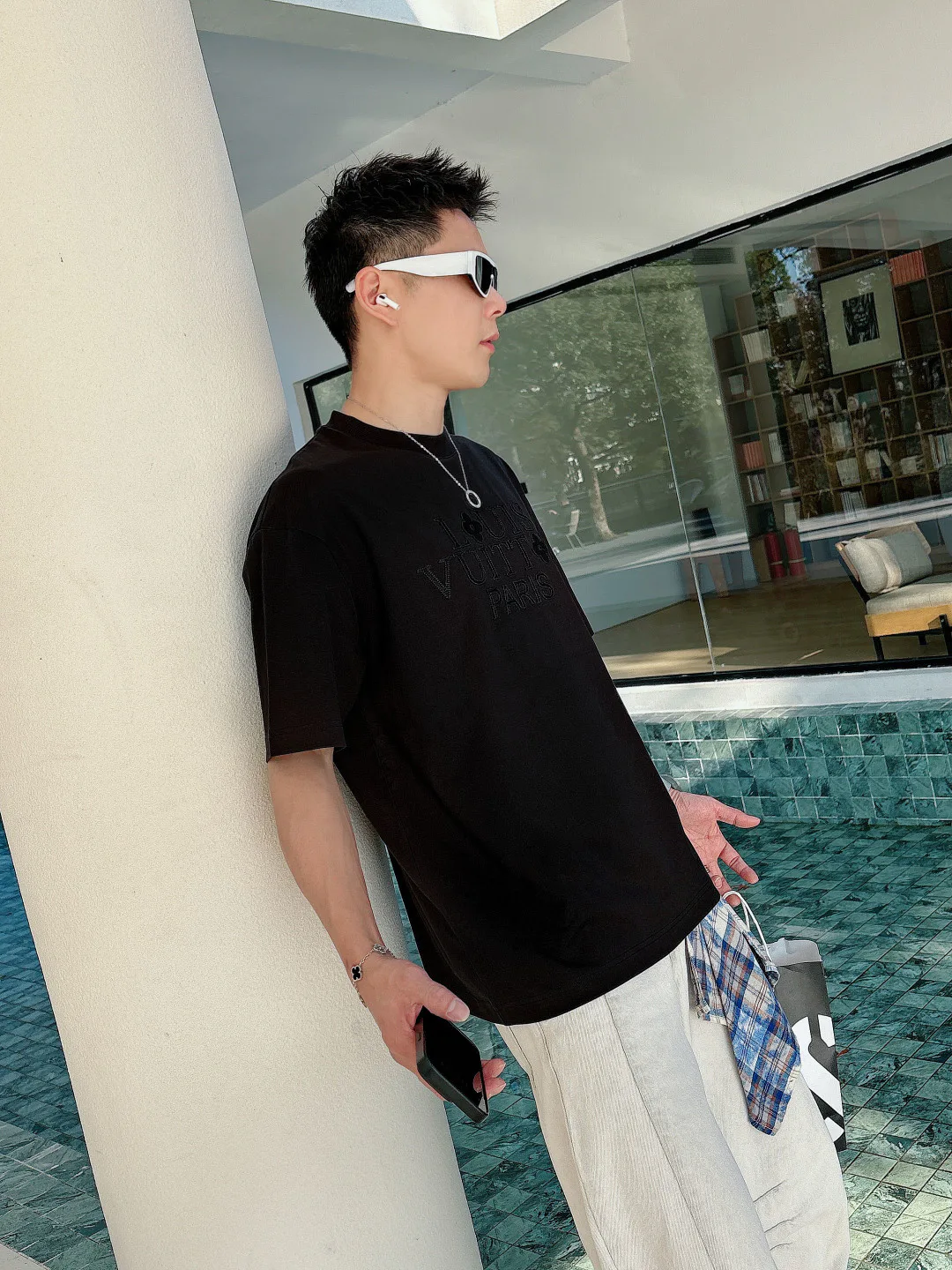 Футболки Мужские Louis Vuitton 9526545