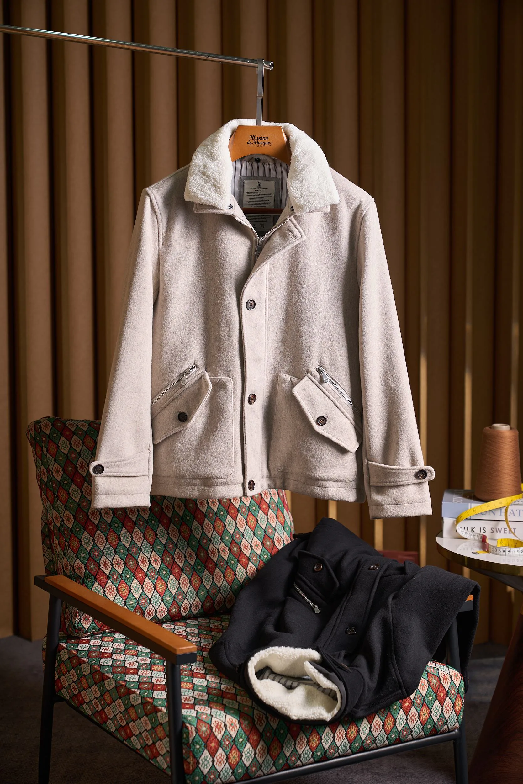 Куртки И Пуховики Мужские Brunello Cucinelli 1859502