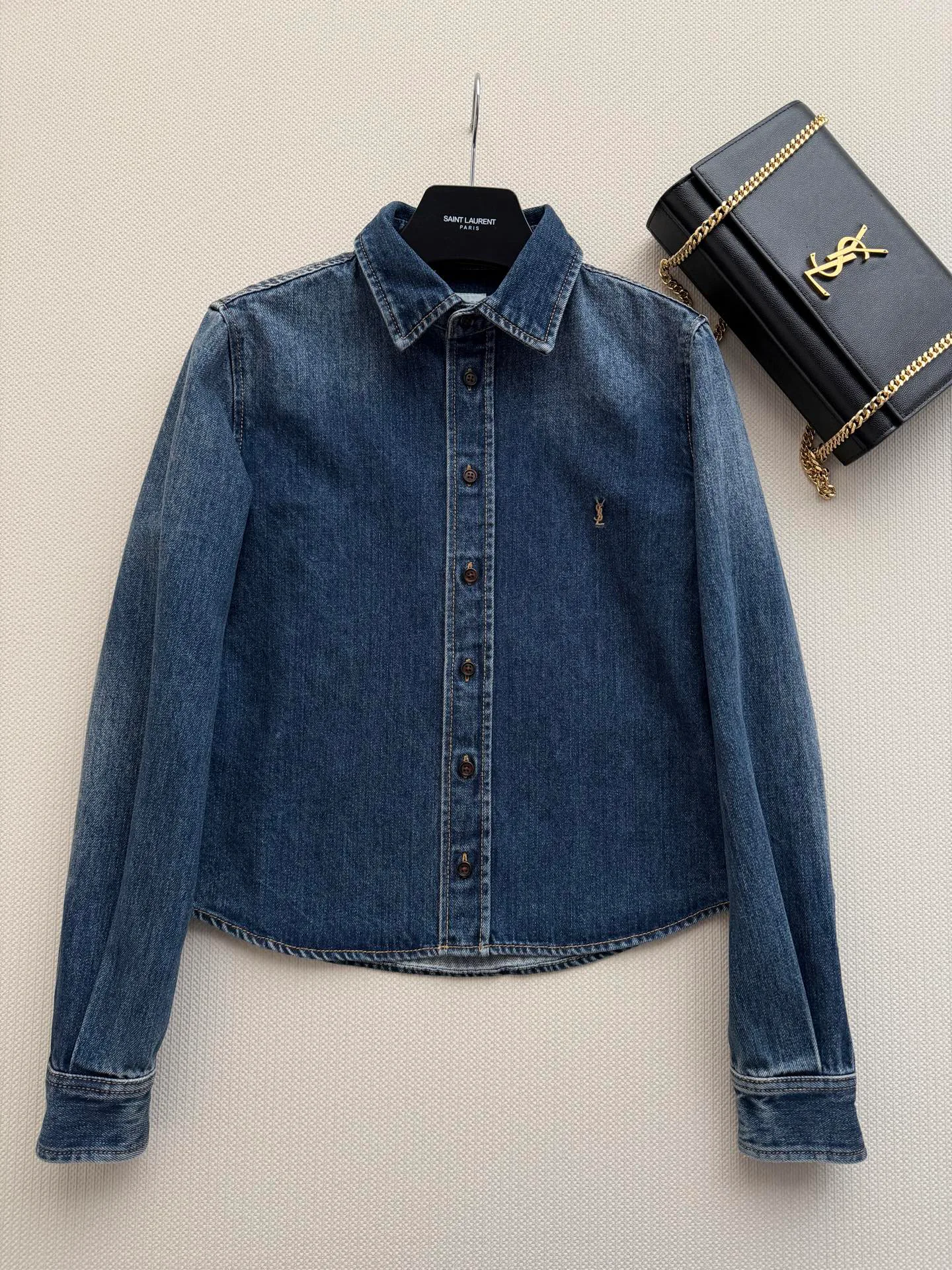 Рубашки Женские Saint Laurent 16857243