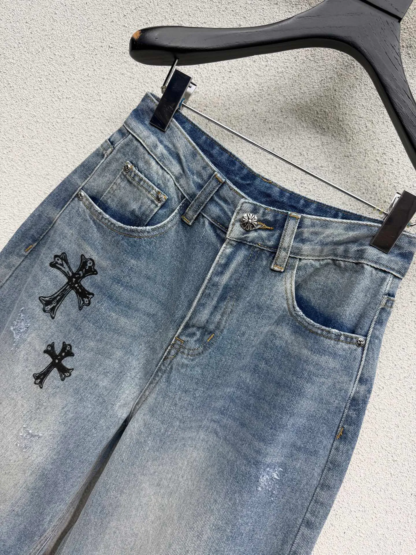 Джинсы Женские Chrome Hearts 11210122