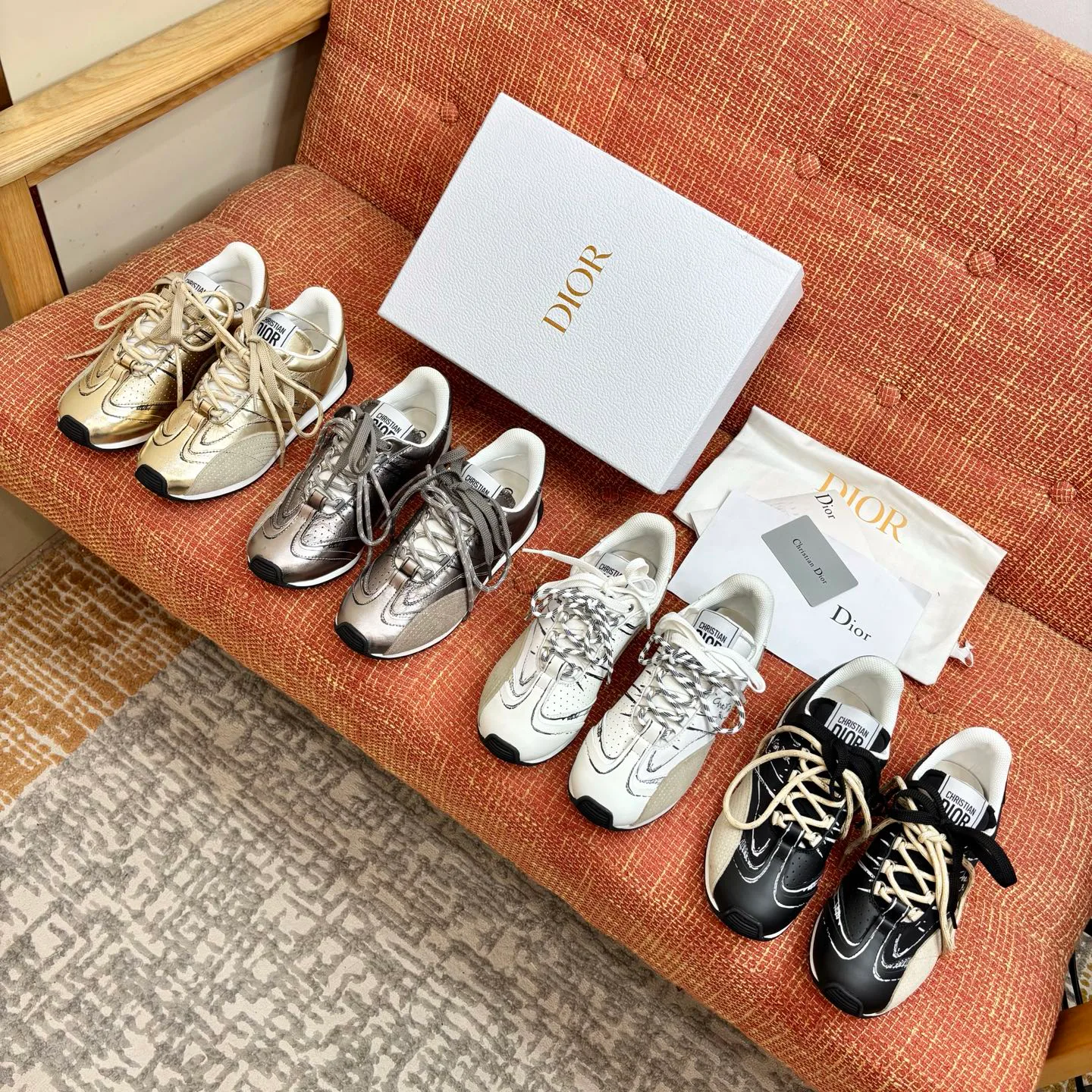Кроссовки Женские Christian Dior 15283