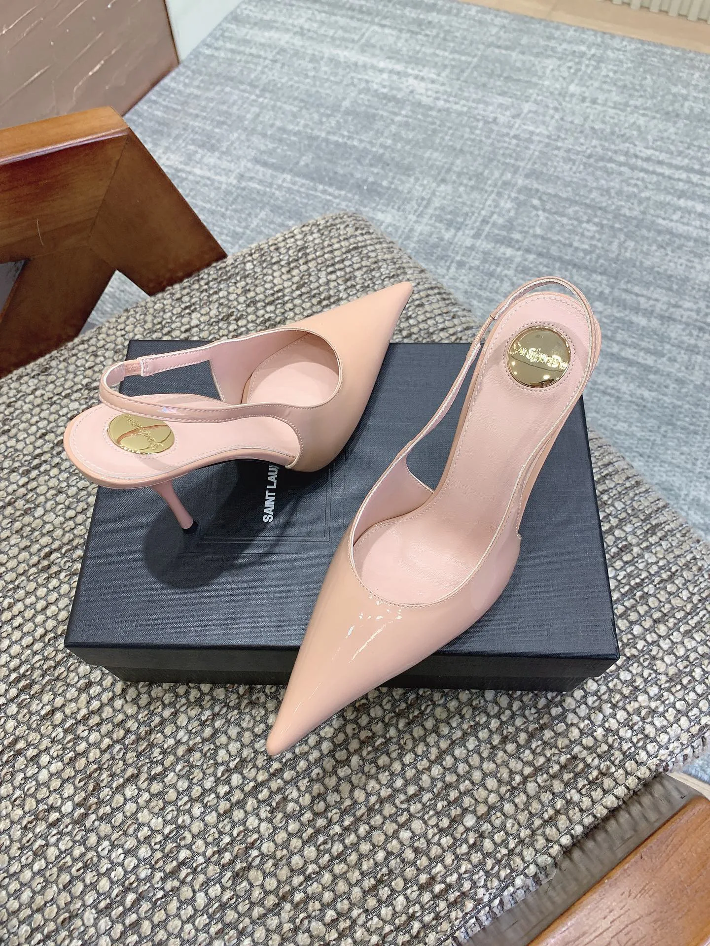 Туфли Женские Saint Laurent 689784