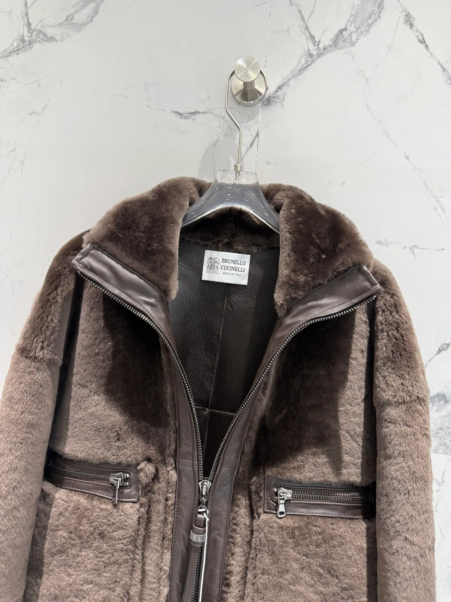 Кожаные Куртки И Дублёнки Женские Brunello Cucinelli 18592917