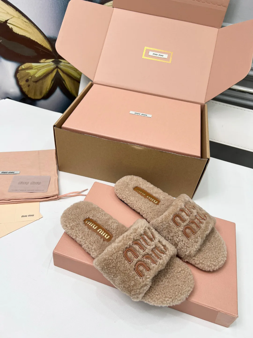 Тапочки Женские Miu Miu 472233