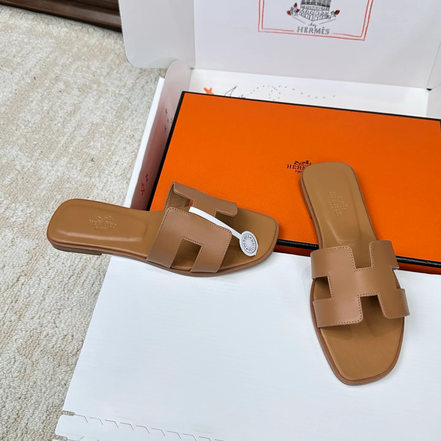 Шлепанцы Женские Hermes 3043264