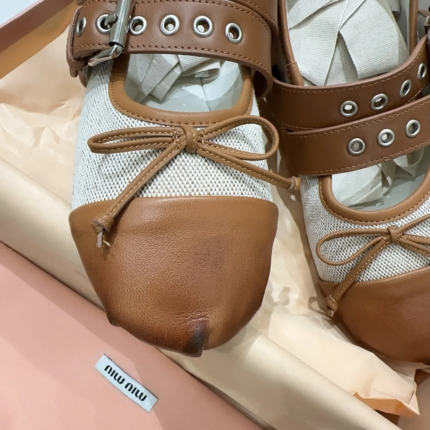 Балетки Женские Miu Miu 13453759