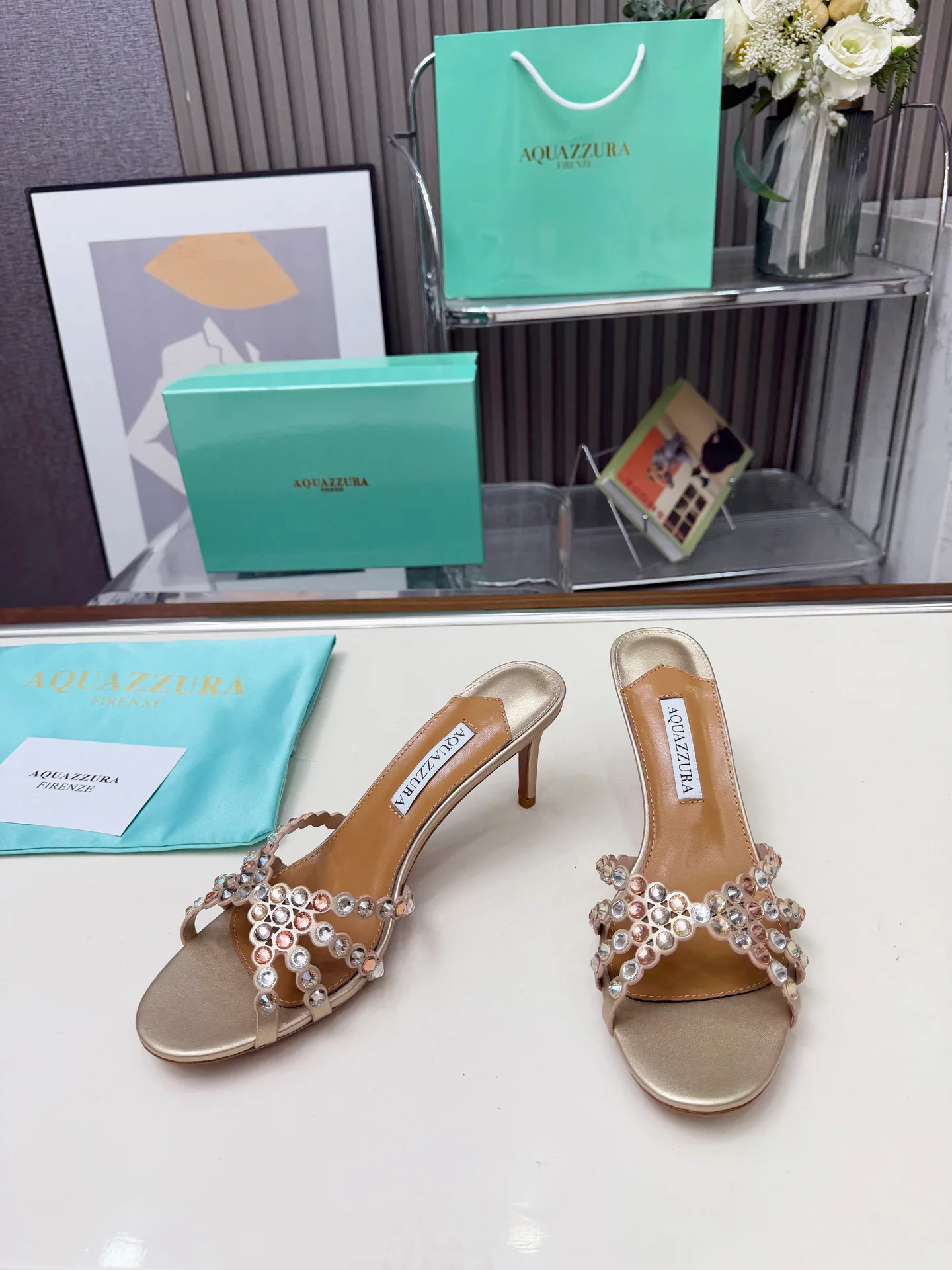 Босоножки Женские Aquazzura 1856029