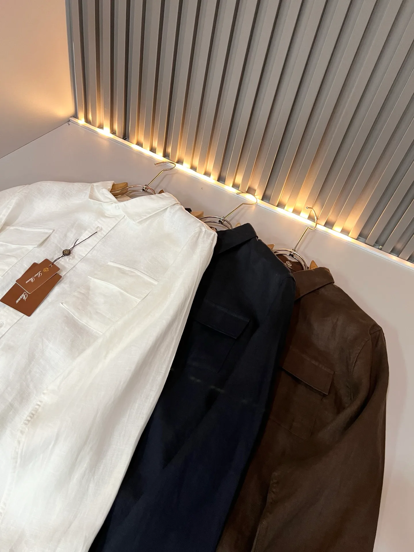 Рубашки Мужские Loro Piana 18395720