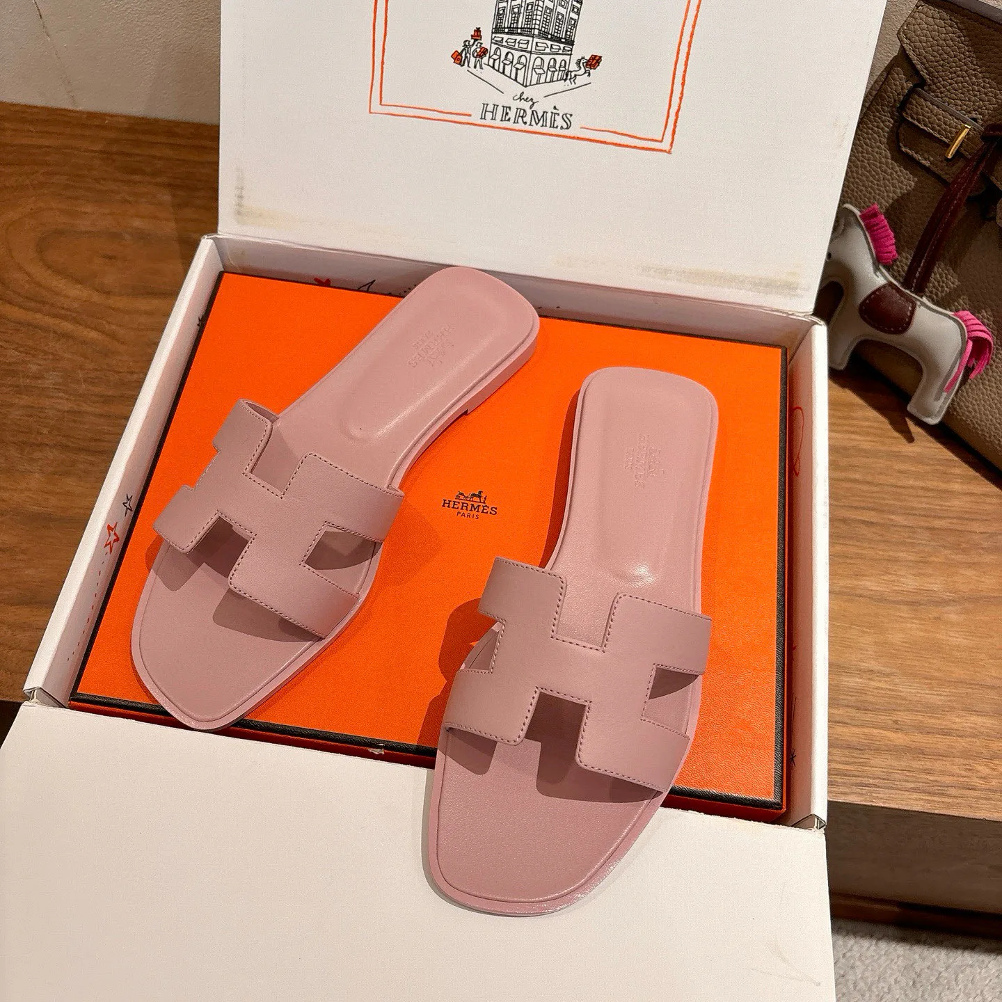 Шлепанцы Женские Hermes 396994