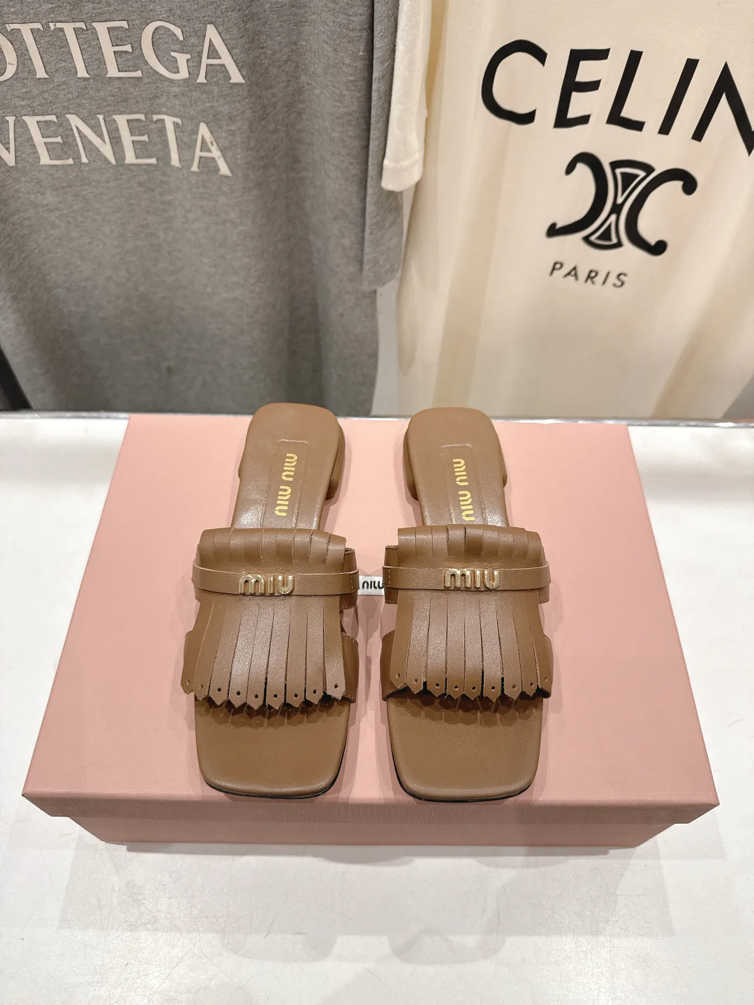 Шлепанцы Женские Miu Miu 1842304