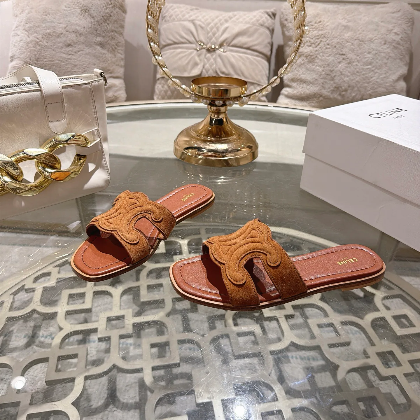 Шлепанцы Женские Celine 17527903