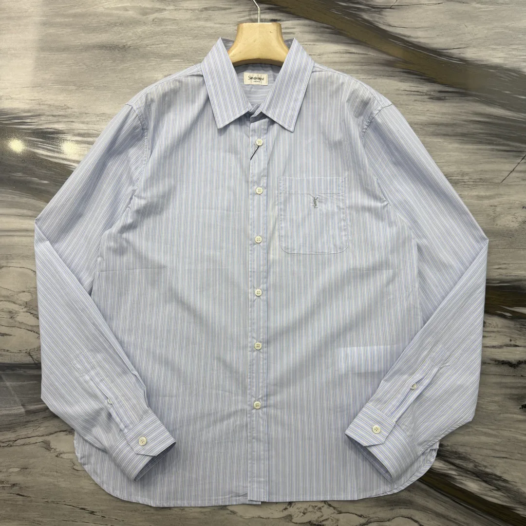 Рубашки Мужские Saint Laurent 13274457