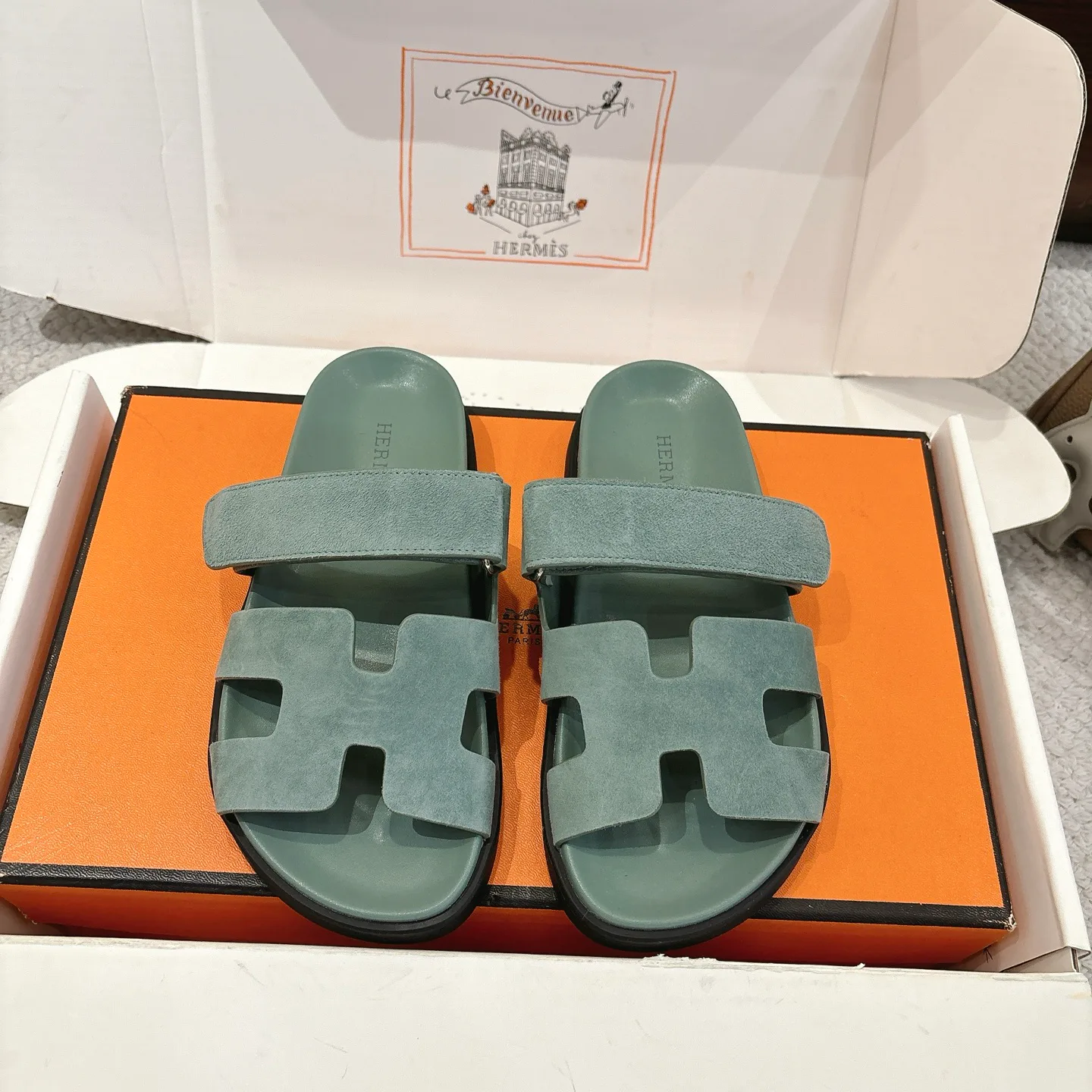 Шлепанцы Женские Hermes 406454