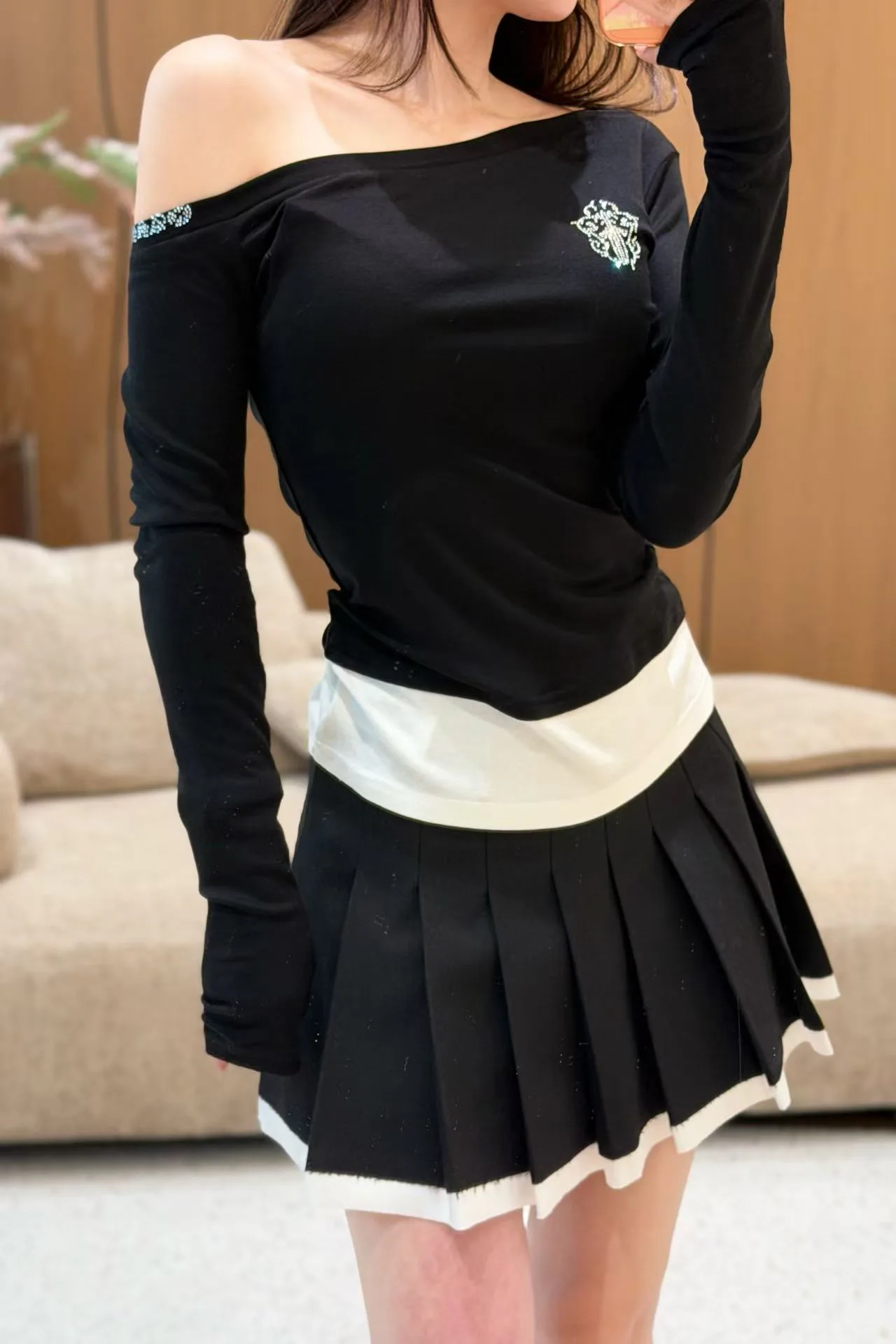 Лонгсливы Женские Chrome Hearts 11172069