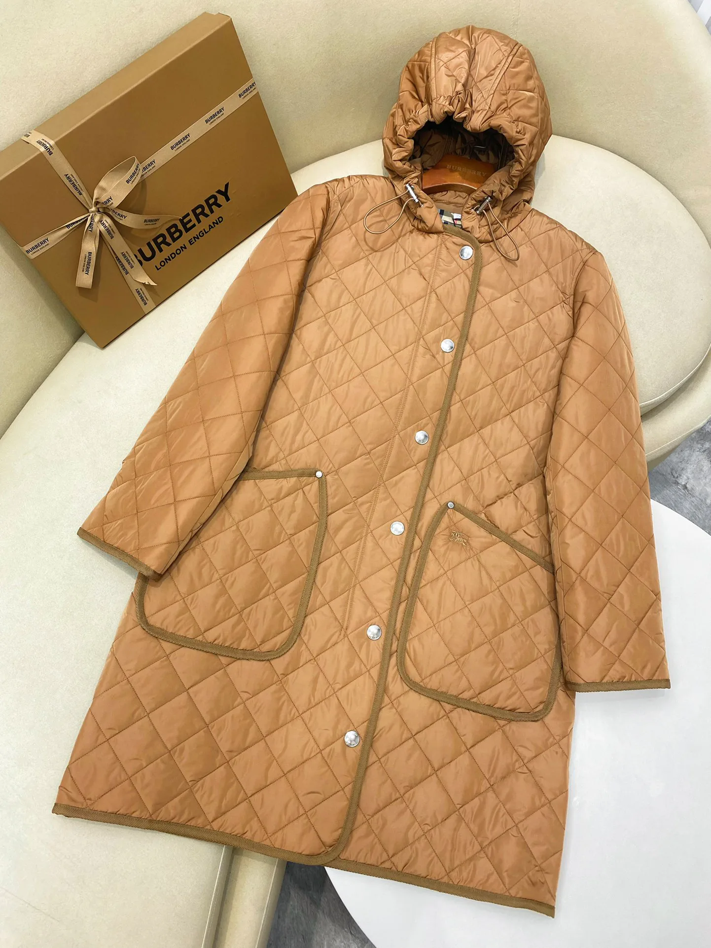 Куртки И Пуховики Женские Burberry 1524899
