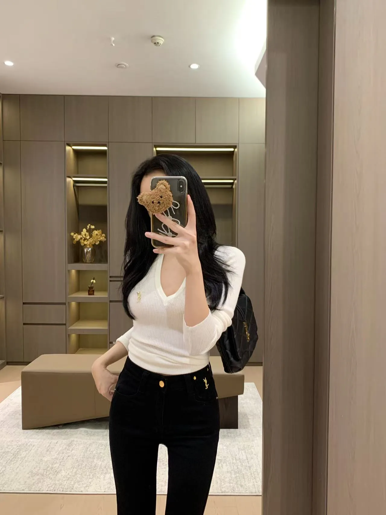 Джинсы Женские Saint Laurent 19588884