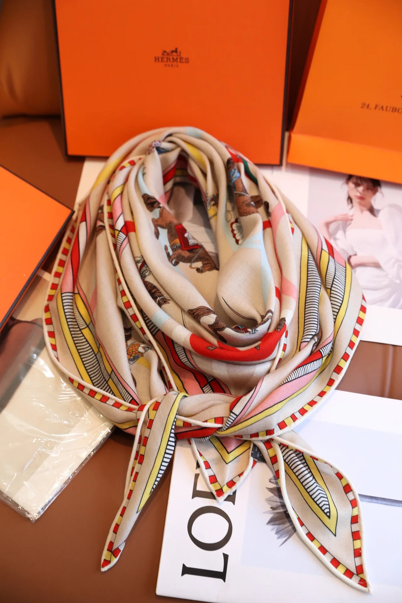 Шарфы Hermes 473241
