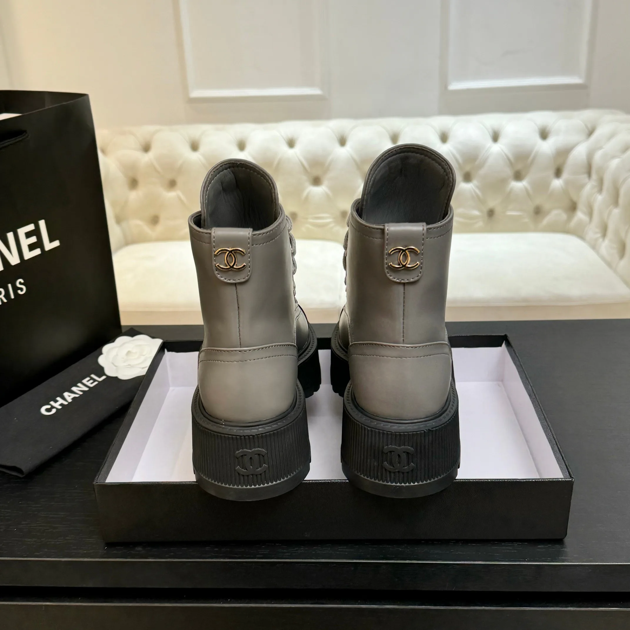 Ботинки Женские Chanel 137079