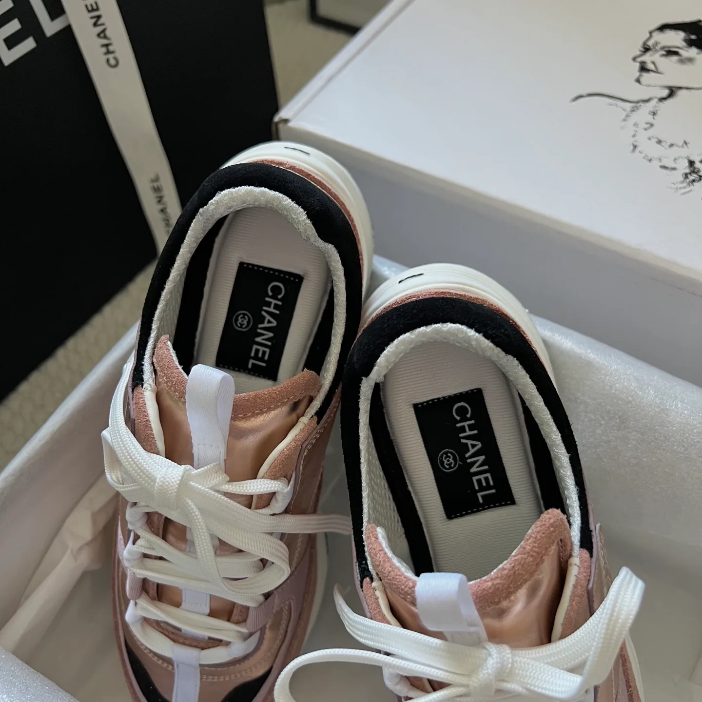 Кроссовки Женские Chanel 492029