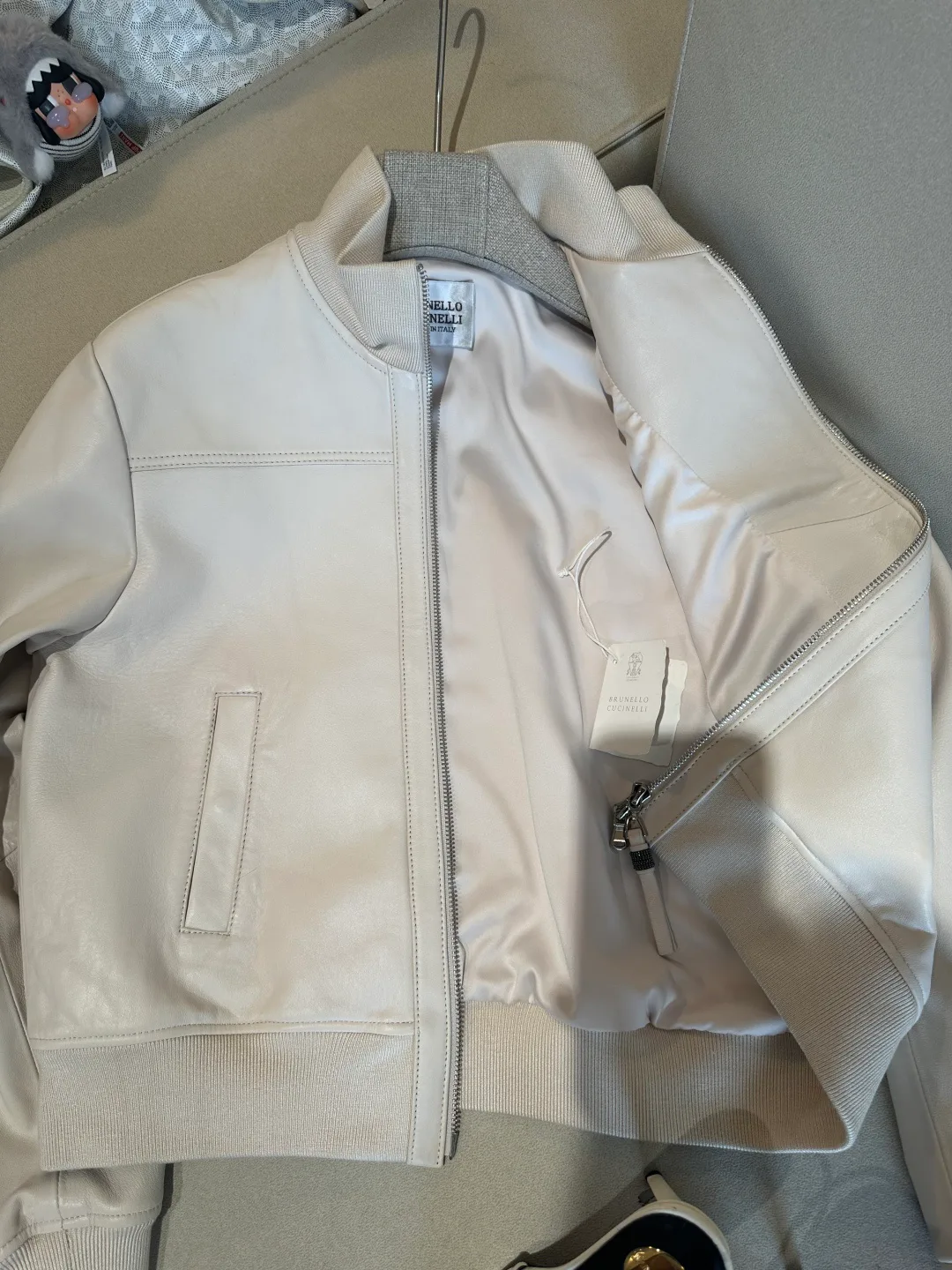 Кожаные Куртки И Дублёнки Женские Brunello Cucinelli 17275150