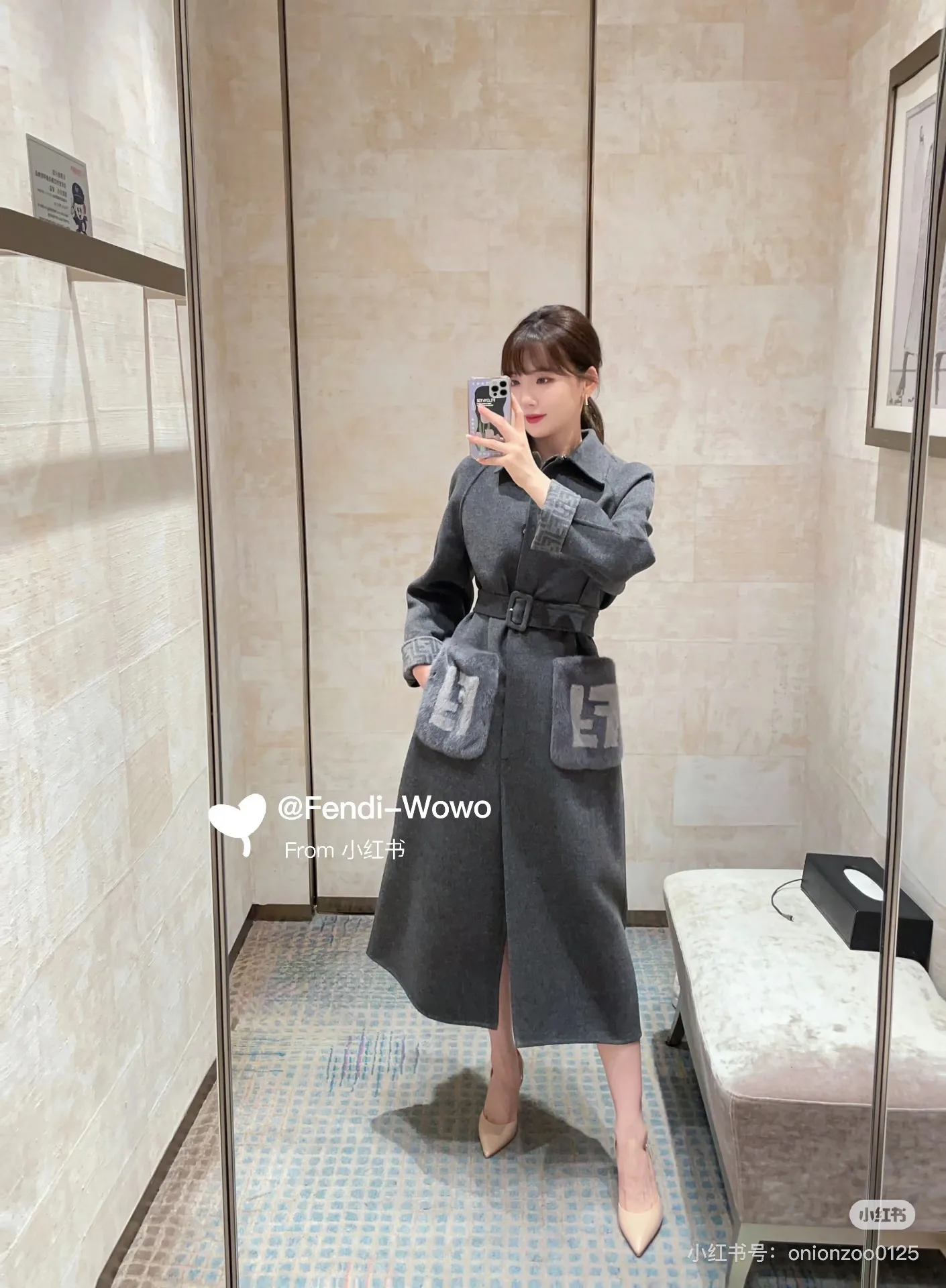 Пальто Женские Fendi 17998885