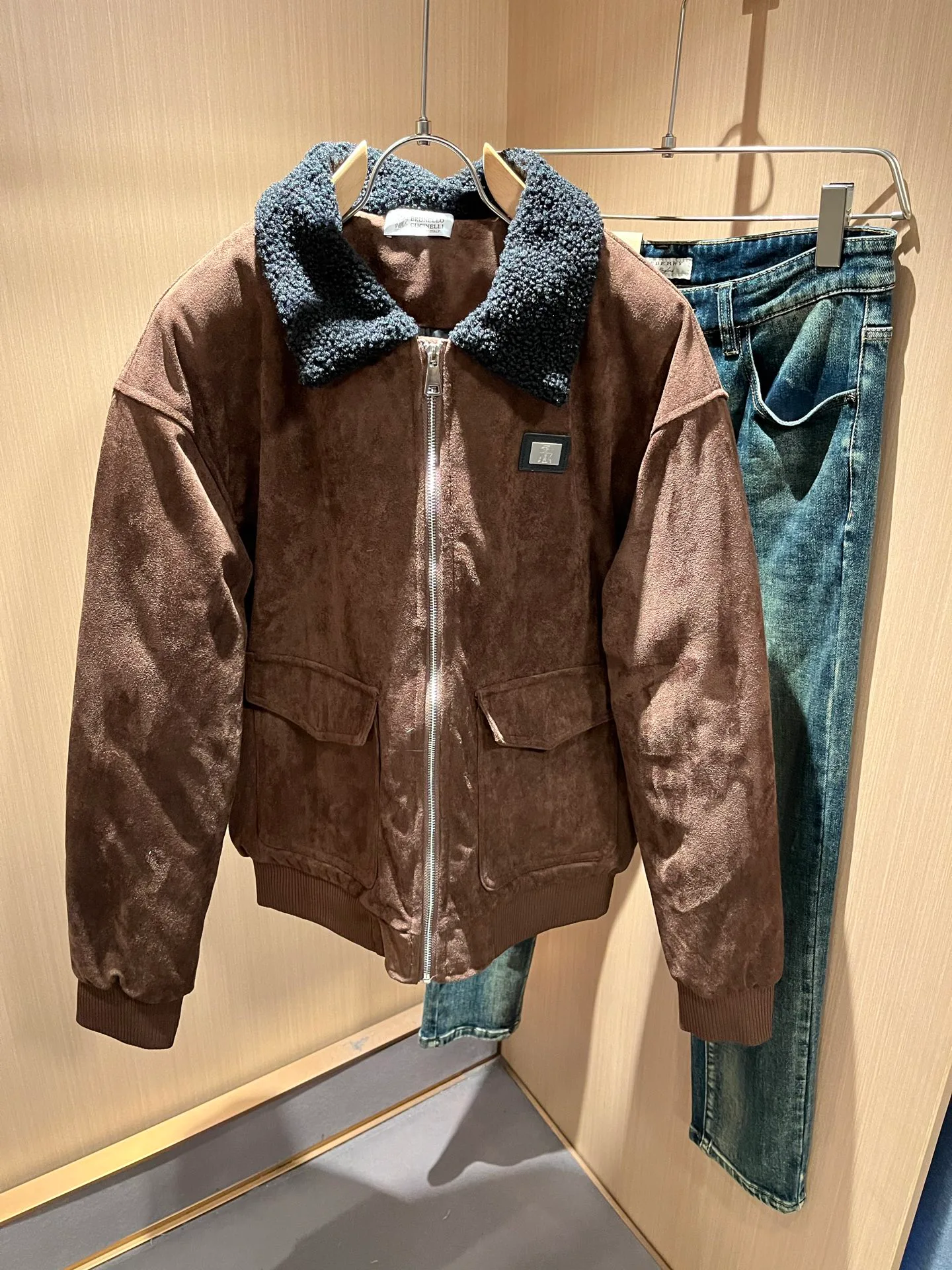 Кожаные Куртки И Дублёнки Мужские Brunello Cucinelli 1082294