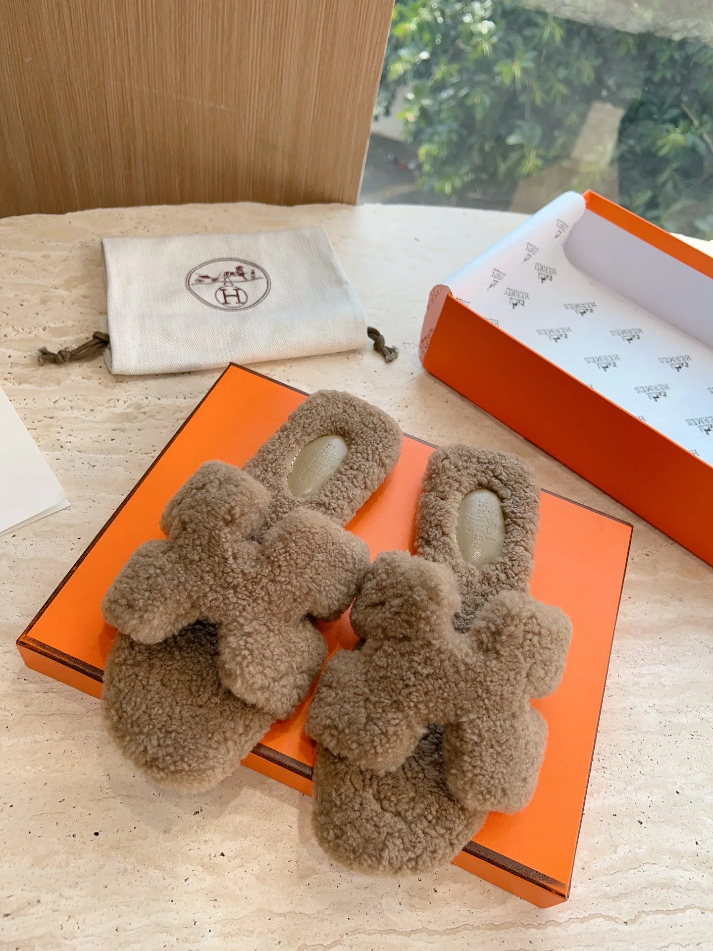 Тапочки Женские Hermes 18053286