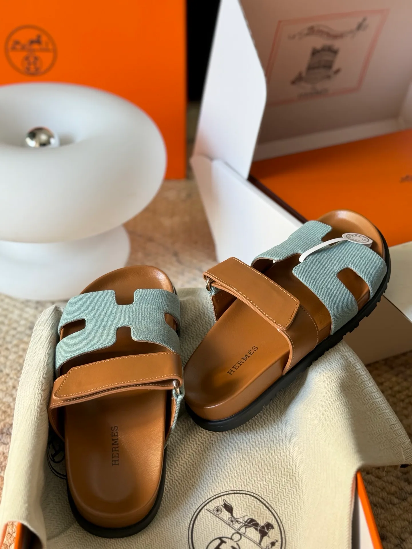 Шлепанцы Женские Hermes 81987