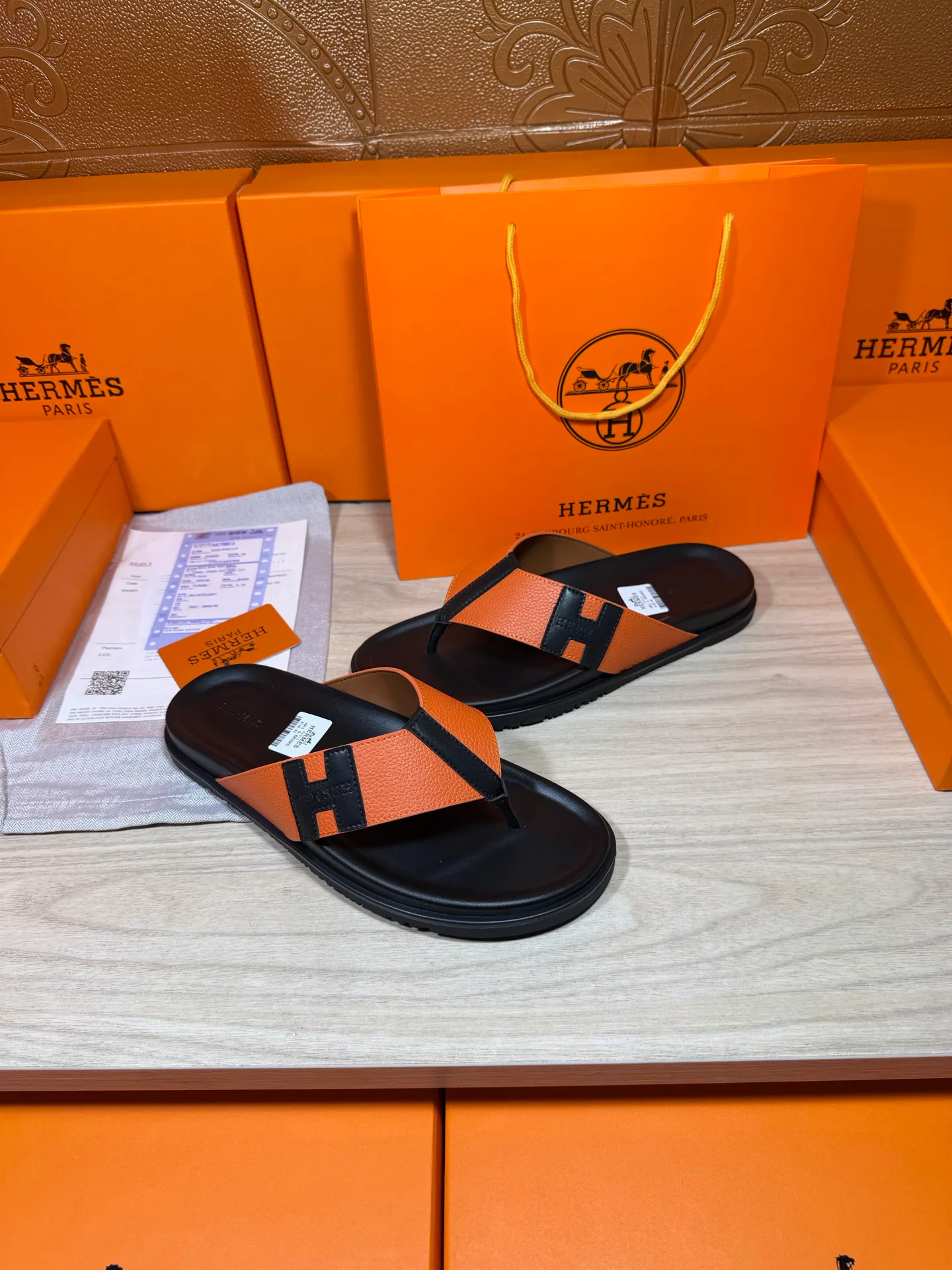 Шлепанцы Мужские Hermes 19414481