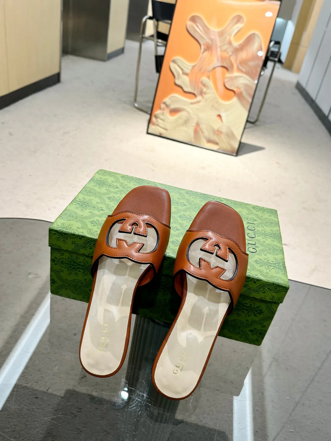 Шлепанцы Женские Gucci 11890962