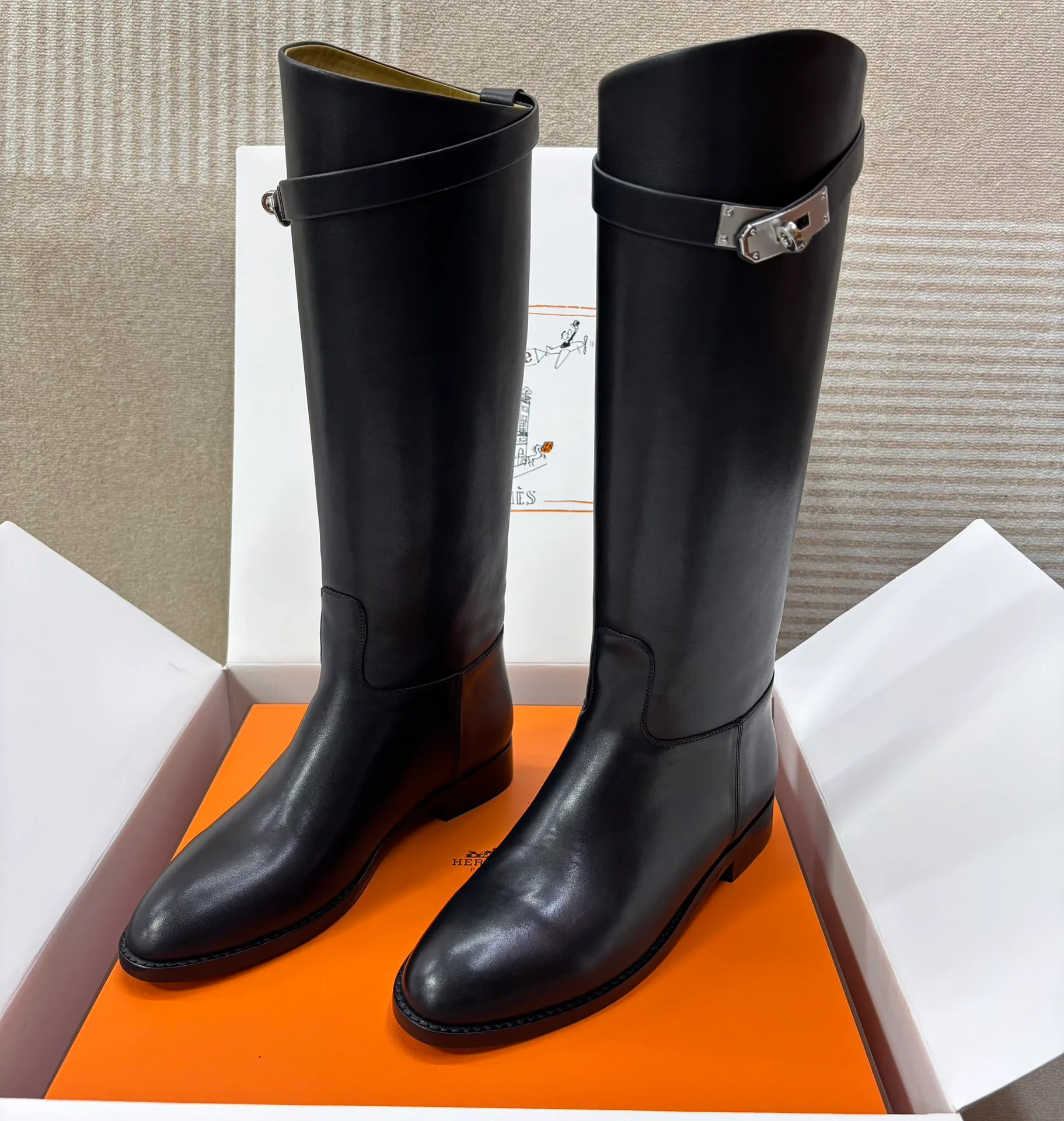 Сапоги Женские Hermes 1084677