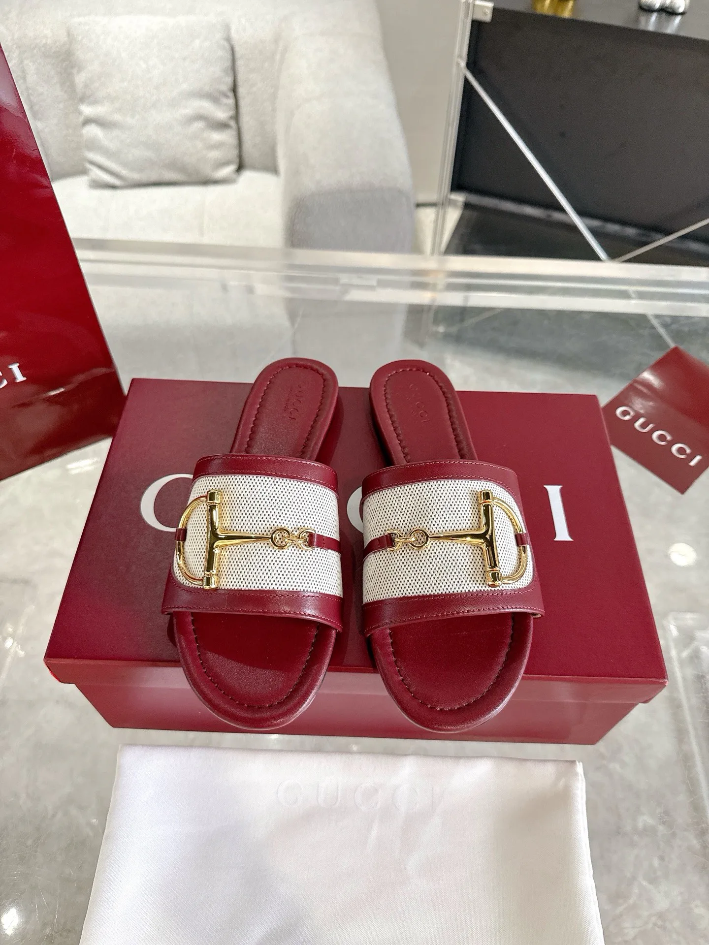 Шлепанцы Женские Gucci 120067