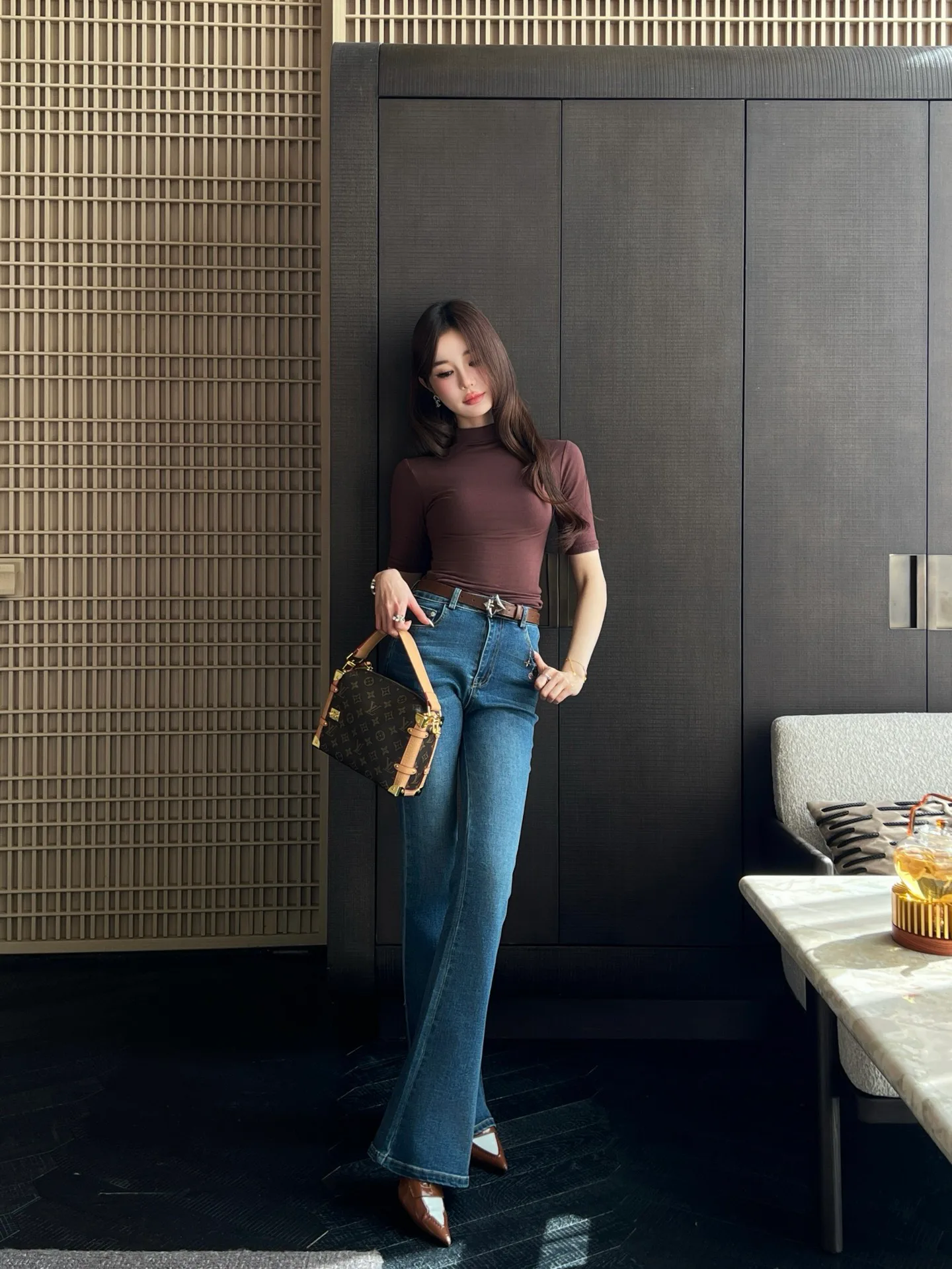 Джинсы Женские Louis Vuitton 5051096