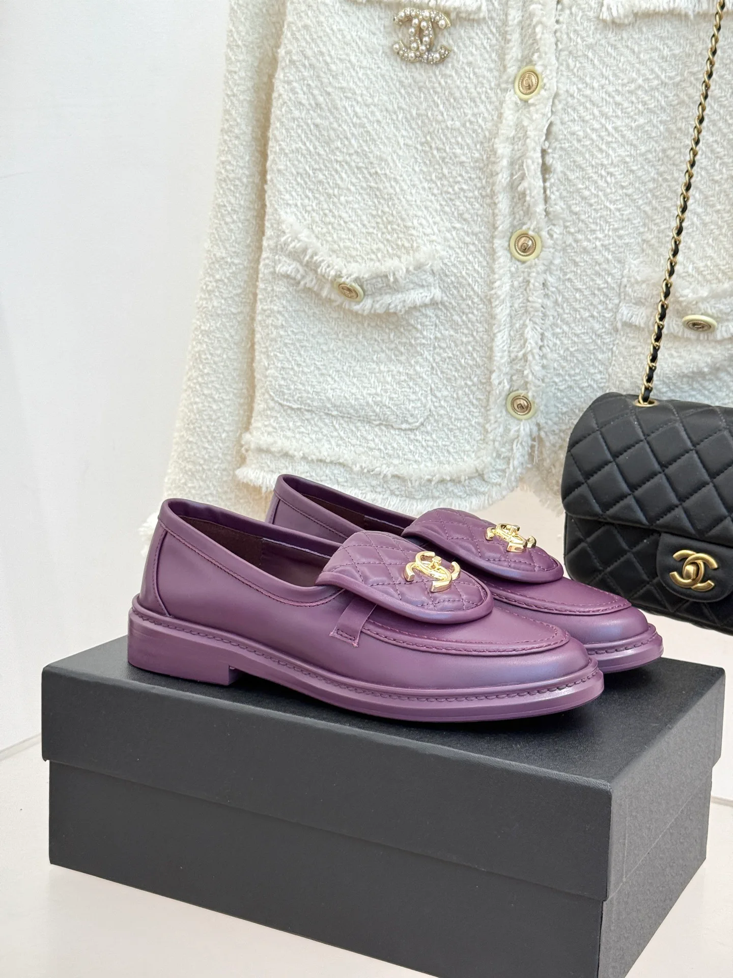 Лоферы И Мокасины Женские Chanel 17336070