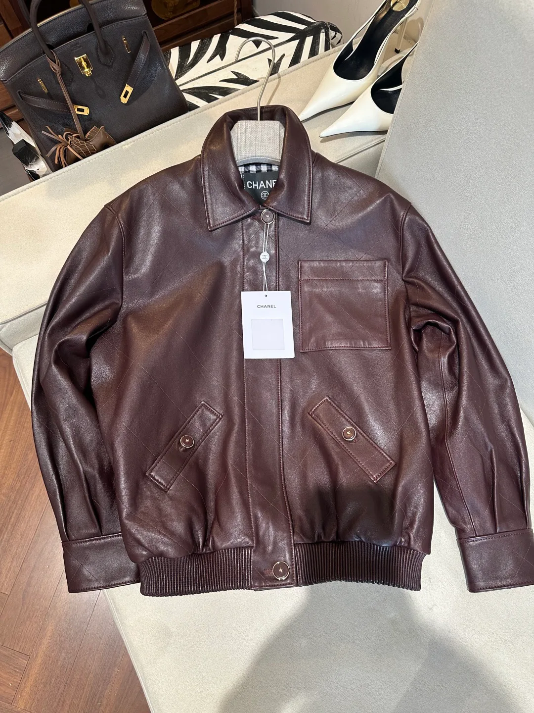 Кожаные Куртки И Дублёнки Женские Chanel 17088856