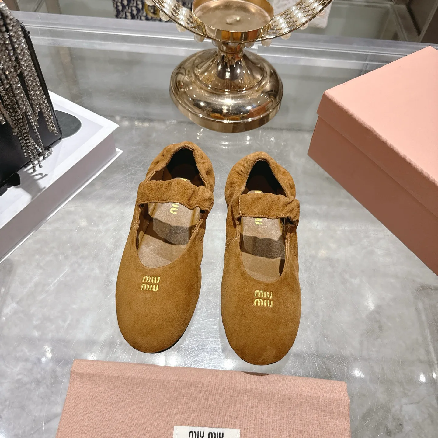 Балетки Женские Miu Miu 12847596