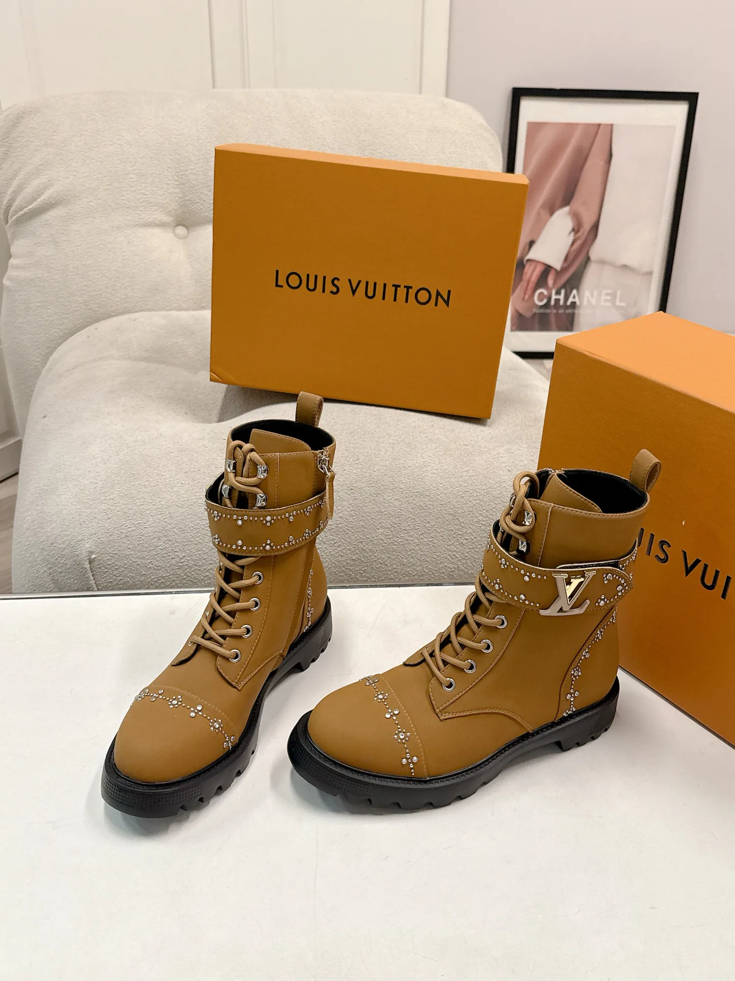 Ботинки Женские Louis Vuitton 5188119