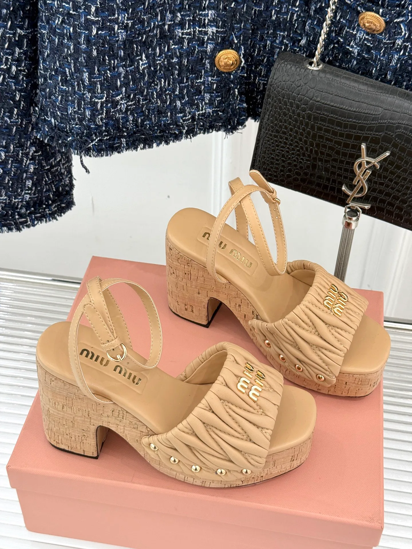 Босоножки Женские Miu Miu 34260